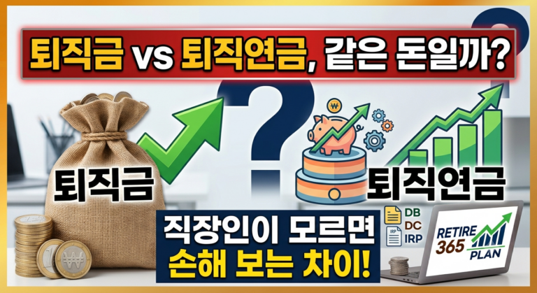 직장인 퇴직연금 총정리 썸네일