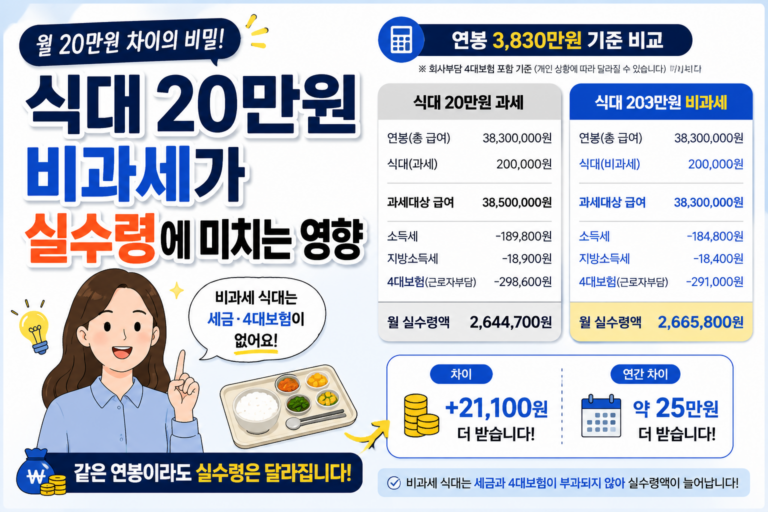 식대 비과세 설명 썸네일