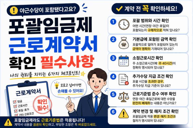 포괄임금제 필수 확인사항 썸네일