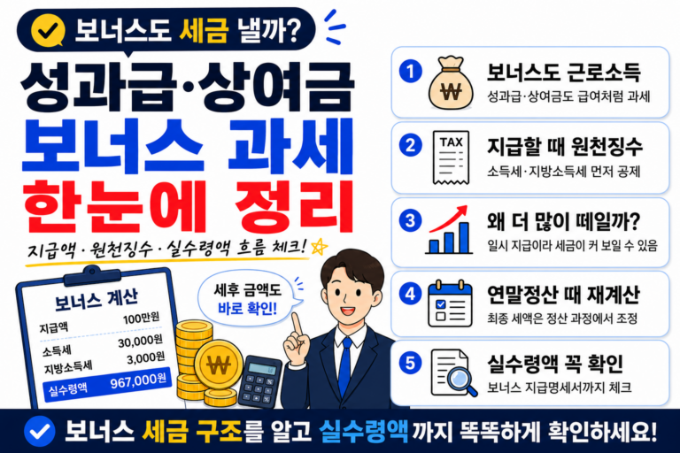 성과급 과세기준 썸네일