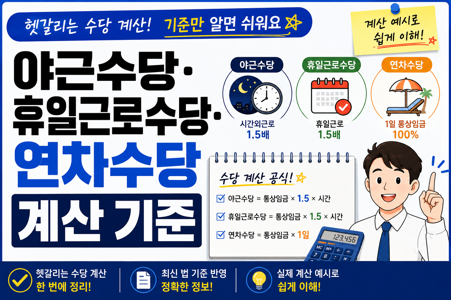 야근수당 연차수당 총정리 썸네일
